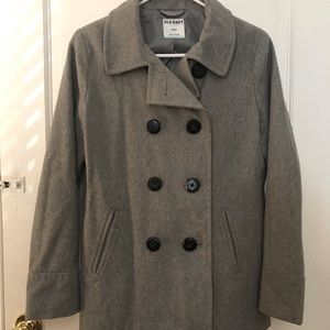 Old navy doble- breasted peacoat